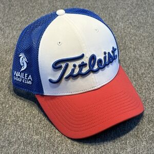 Titleist Mens Tour Performance Mesh Hat Adjustable Golf Cap Wailea Country‎ Club